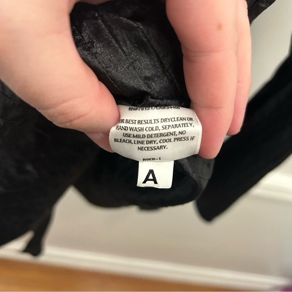 Eileen Fisher Silk Button Down Tunic small black gray - Picture 10 of 10